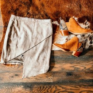 Vici asymmetrical mini skirt